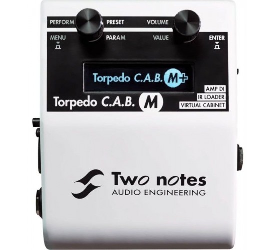 Two Notes Torpedo C.A.B. M+ симулятор кабинетов и усилителей мощности, выставочный образец