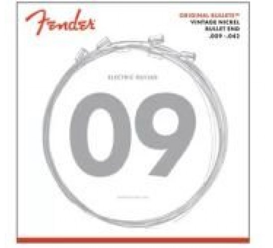 Fender Original Bullets Pure Nickel Bullet Ends 3150's Light струны для электрогитары, 09-42