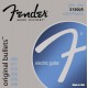 Fender 3150LR Original Bullets Pure Nickel Bullet Ends струны для электрогитары, никель, 09-46