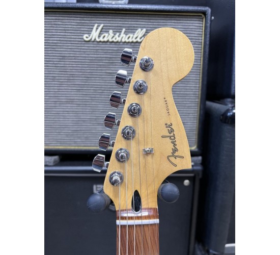 Fender Player Jaguar PF BLK электрогитара, цвет черный, Мексика USED