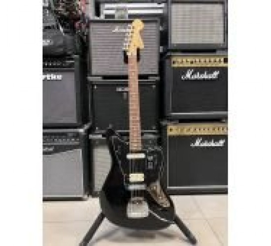 Fender Player Jaguar PF BLK электрогитара, цвет черный, Мексика USED