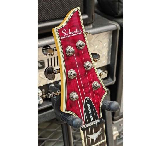 Schecter Omen Extreme-6 BCH электрогитара, цвет красная вишня USED