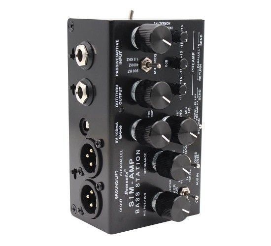 Demonfx SIM-AMP Bass Station Преамп для бас-гитары DSM