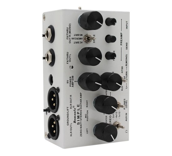 DemonFX Simple Zero Watt Stereo Guitar Amp Преамп для электрогитары