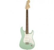 Fender Squier Affinity Stratocaster FSR Surf Green электрогитара, цвет зеленый, выставочный образец