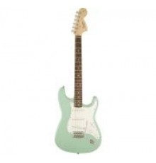 Fender Squier Affinity Stratocaster FSR Surf Green электрогитара, цвет зеленый, выставочный образец