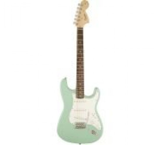 Fender Squier Affinity Stratocaster FSR Surf Green электрогитара, цвет зеленый, выставочный образец