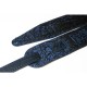 Fidel FL8001LT Leather Tigina Ремень для гитары, кожаный, Нептун