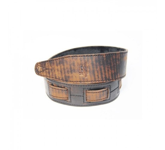 Fidel FL60041L21L Leather 21 Ремень для гитары, кожаный, Ржавое железо