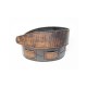Fidel FL60041L21L Leather 21 Ремень для гитары, кожаный, Ржавое железо