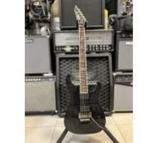 ESP LTD Deluxe M-1000 See-Thru Black электрогитара, Корея USED