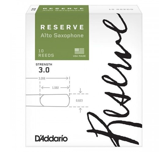 Rico DJR1030 Reserve Трости для саксофона альт, размер 3.0