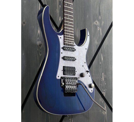 Ibanez Prestige RG2560ZEX Abyss Blue Burst электрогитара с кейсом, Япония 2010 USED