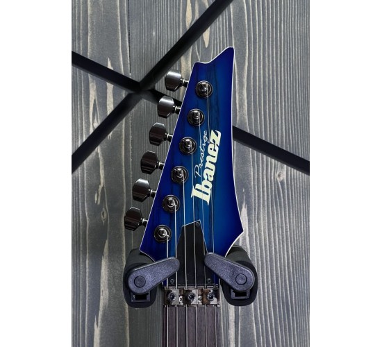Ibanez Prestige RG2560ZEX Abyss Blue Burst электрогитара с кейсом, Япония 2010 USED