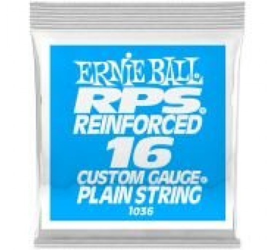 Ernie Ball 1036 одиночная струна RPS для электрогитары, сталь, калибр .016