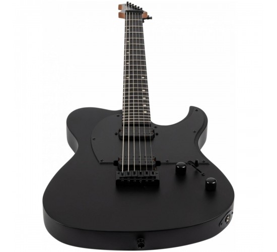 Spira T-400 MBK Baritone электрогитара, Telecaster, цвет чёрный
