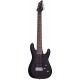 Schecter C-8 Deluxe SBK 8-струнная электрогитара, цвет матовый чёрный