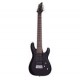 Schecter C-8 Deluxe SBK 8-струнная электрогитара, цвет матовый чёрный