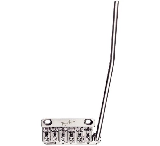 Vega-Trem VT1 тремоло бридж на двух опорах для гитары Stratocaster, цвет хром