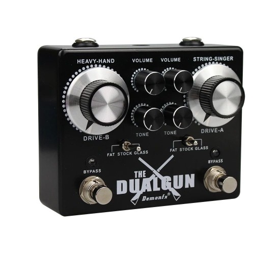 Demonfx The Dualgun Гитарная педаль эффектов овердрайв