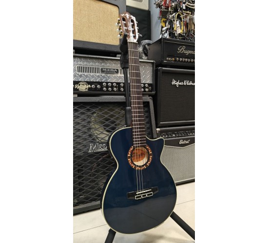 Crafter CTS155C/TBU классическая электроакустическая гитара, цвет синий, Корея USED