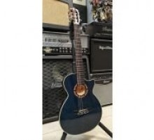 Crafter CTS155C/TBU классическая электроакустическая гитара, цвет синий, Корея USED