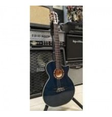 Crafter CTS155C/TBU классическая электроакустическая гитара, цвет синий, Корея USED