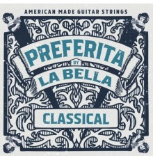 La Bella 1P Preferita Комплект струн для классической гитары, посеребренные