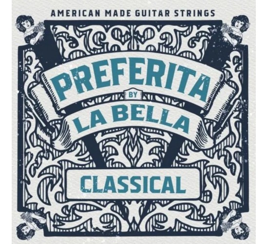 La Bella 1P Preferita Комплект струн для классической гитары, посеребренные