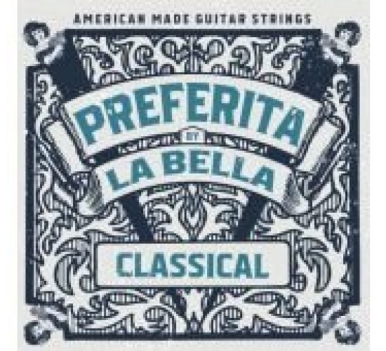 La Bella 1P Preferita Комплект струн для классической гитары, посеребренные