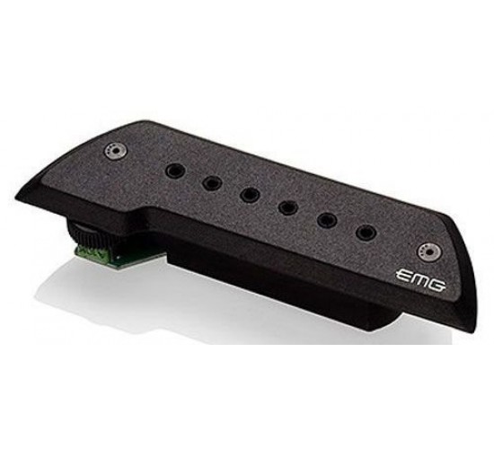 EMG ACS Black активный звукосниматель акустической гитары, цвет черный