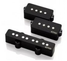 EMG GZR PJ HZ Set Black пассивные датчики бас-гитары, черный хром