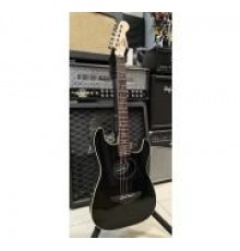 Fender Squier Stratacoustic Black электроакустическая гитара, дредноут, цвет черный USED