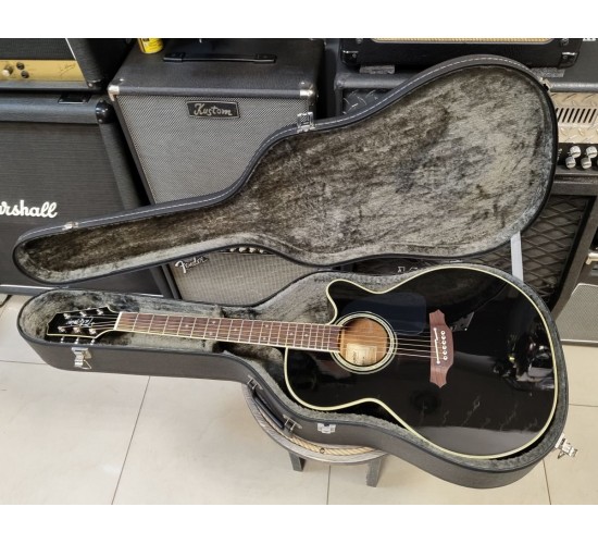 Takamine DMP561C BL электроакустическая гитара, цвет чёрный, Япония USED
