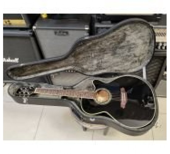 Takamine DMP561C BL электроакустическая гитара, цвет чёрный, Япония USED