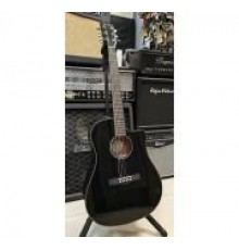 Fender CD-60SCE Dread/BLK электроакустическая гитара, цвет черный USED