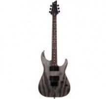 Schecter C-1 Standard CS электрогитара, Double cut, цвет Charcoal Satin (угольный сатин)