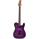Schecter PT Standard PBB электрогитара, цвет Purple Burst Burl (фиолетовый)