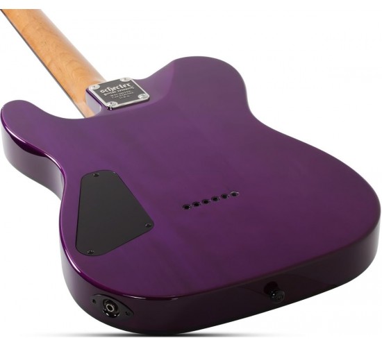 Schecter PT Standard PBB электрогитара, цвет Purple Burst Burl (фиолетовый)