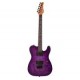 Schecter PT Standard PBB электрогитара, цвет Purple Burst Burl (фиолетовый)