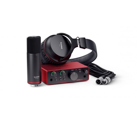 Focusrite Scarlett Solo Studio 4th Gen студийный комплект