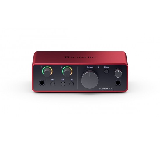 Focusrite Scarlett Solo Studio 4th Gen студийный комплект