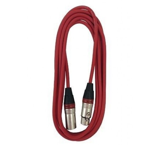 True magic TLC 3M/R Кабель микрофонный XLR - XLR, 3 м, красный