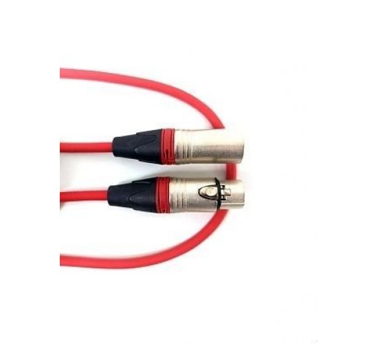 True magic TLC 1M/R Кабель микрофонный XLR - XLR, 1 м, красный