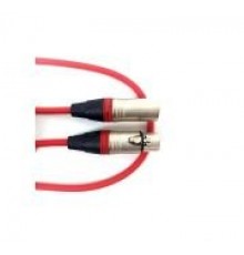 True magic TLC 1M/R Кабель микрофонный XLR - XLR, 1 м, красный