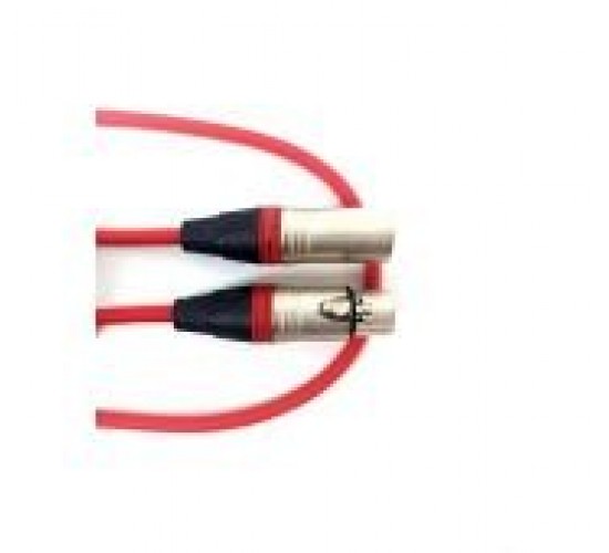 True magic TLC 1M/R Кабель микрофонный XLR - XLR, 1 м, красный