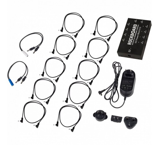Rockboard RBO POW BLO ISO 10V2 ISO Power Block V10 Multi Power Supply, Multi regional блок питания для педалей