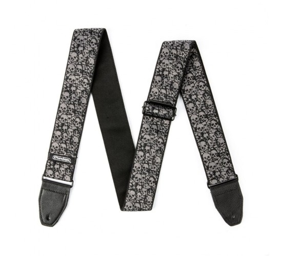 Dunlop D67-20 Jacquard Catacomb Ремень для гитары, жаккардовая ткань c кожей