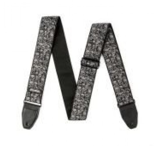 Dunlop D67-20 Jacquard Catacomb Ремень для гитары, жаккардовая ткань c кожей