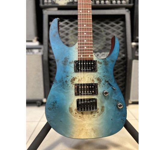 Ibanez RG421 PB-CHF электрогитара, цвет Caribbean Shoreline Flat USED